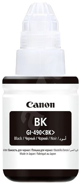 Canon GI490BK 0663C001AA Ink Bottle Black Canon GI490BK 0663C001AA Ink Bottle Black
