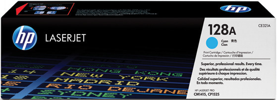 HP CE321ARDTN Laser Toner 128A Cyan HP CE321ARDTN Laser Toner 128A Cyan