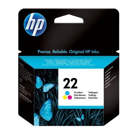 HP C9352AE 22 Ink Cartridge Tri Color HP C9352AE 22 Ink Cartridge Tri Color