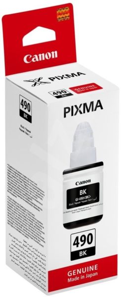Canon GI490BK 0663C001AA Ink Bottle Black Canon GI490BK 0663C001AA Ink Bottle Black