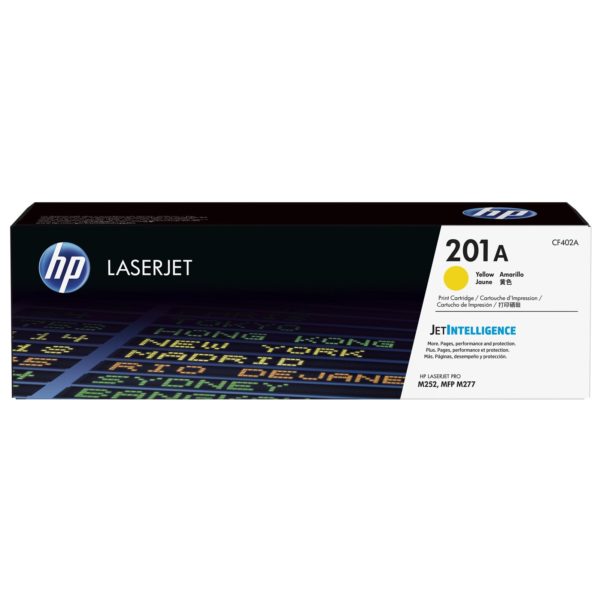 HP 201A CF402A Yellow Original Laserjet Toner Cartridge HP 201A CF402A Yellow Original Laserjet Toner Cartridge