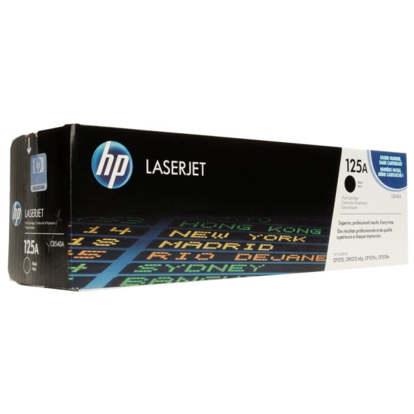 HP 125A CB540A Laserjet Toner Cartridge Black HP 125A CB540A Laserjet Toner Cartridge Black