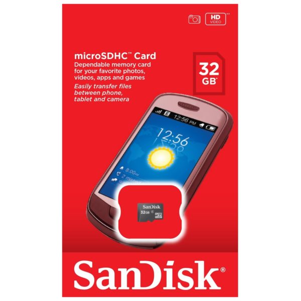 Sandisk Micro SD Card 32GB | (SDSDQM032GB35A) Sandisk Micro SD Card 32GB | (SDSDQM032GB35A)
