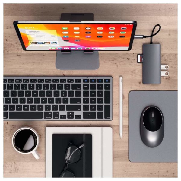 Satechi ST-TCMA2M Type-C Multi-Port Adapter 4K With Ethernet V2 Space Grey Satechi ST-TCMA2M Type-C Multi-Port Adapter 4K With Ethernet V2 Space Grey