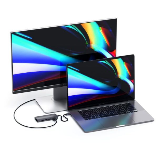 Satechi ST-TCMA2M Type-C Multi-Port Adapter 4K With Ethernet V2 Space Grey Satechi ST-TCMA2M Type-C Multi-Port Adapter 4K With Ethernet V2 Space Grey