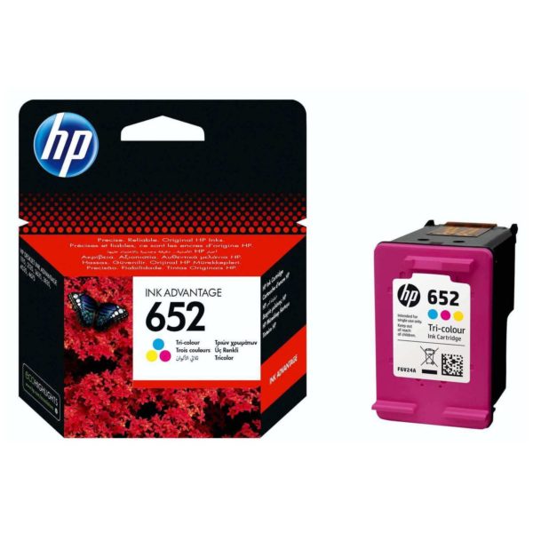 HP 652 F6V24AE Ink Cartridge Tricolor HP 652 F6V24AE Ink Cartridge Tricolor