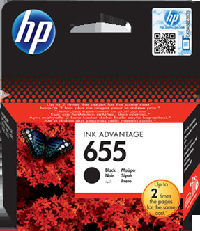 HP 655 CZ109AE Ink Cartridge Black HP 655 CZ109AE Ink Cartridge Black