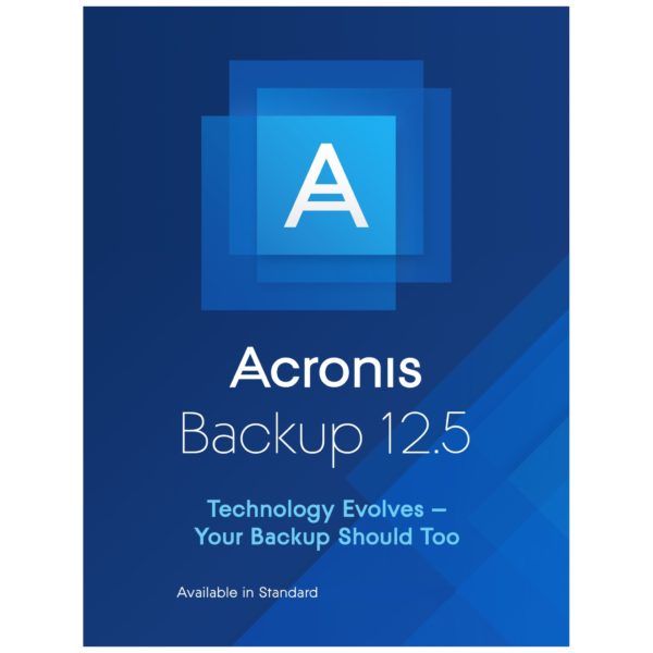 Acronis B1WYLPZZS61 Backup 12.5 Standard Server Subscription License 3Yr