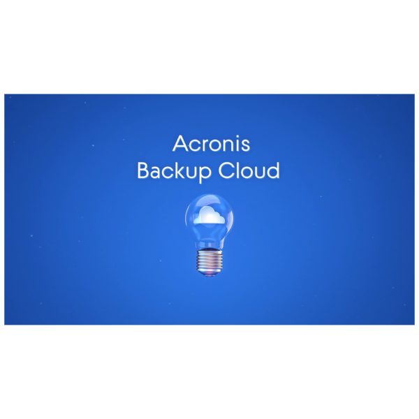 Acronis B1ABS3Y1G2 Backup Cloud Subscription 1TB For 3Yr W/ Services Software License