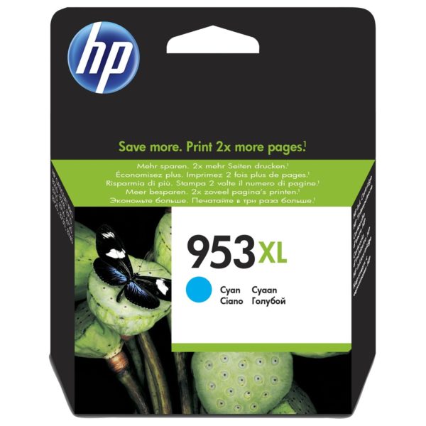 HP 953XL F6U16AE High Yield Cyan Original Ink Cartridge