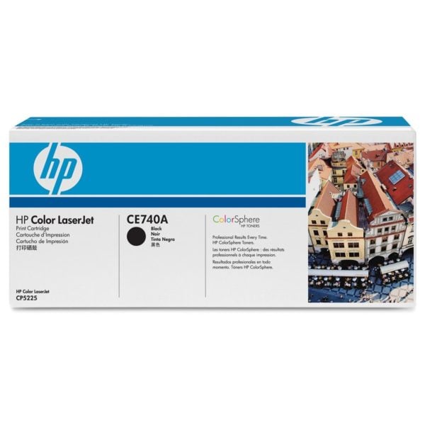 HP 307A CE740A Black Toner Cartridge for Color Laserjet CP5225