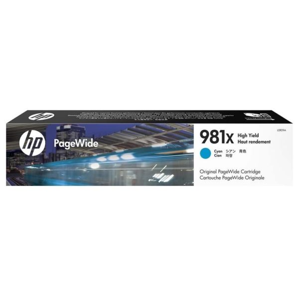 HP 981X L0R09A High Yield Original Cartridge Cyan