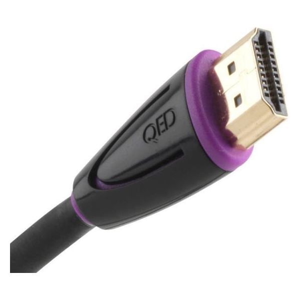 QED Profile Eflex HDMI Cable 2M Black QE5015