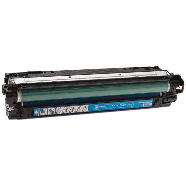 HP 307A CE741A Cyan Color Laserjet Original Toner Cartridge