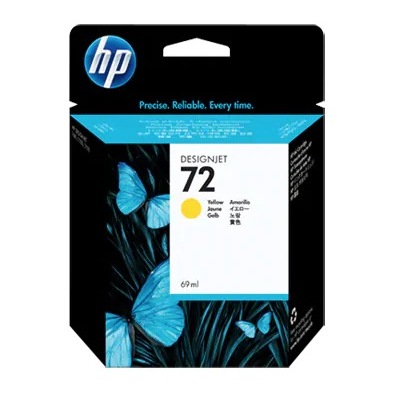 HP 72 C9400A Yellow DesignJet Ink Cartridge 69ml
