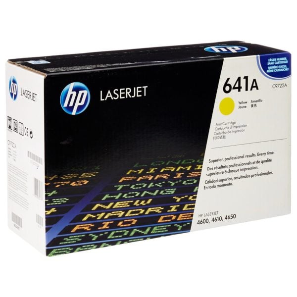 HP C9722A Yellow LaserJet Toner Cartridge