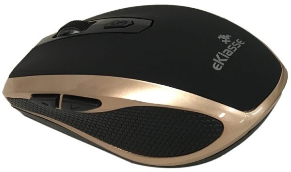 Eklasse EKWLM04 Wireless Optical Mouse 2.4G Black/Gold