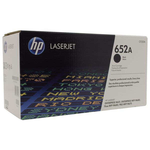 HP 652A CF320A Black Original Laserjet Toner Cartridge