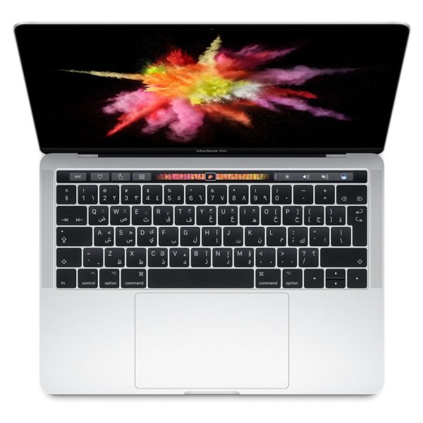 MacBook Pro 13-inch with Touch Bar and Touch ID (2017) - Core i5 3.1GHz 8GB 512GB Shared Silver English/Arabic Keyboard
