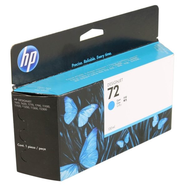 HP 72 C9371A Cyan Ink Cartridge 130ml