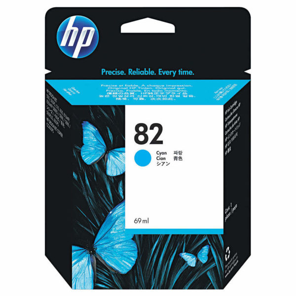 HP 82 C4911A Cyan Ink Cartridge