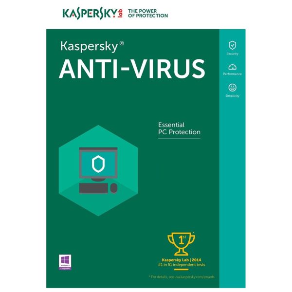 Kaspersky Anti Virus 2018 4User KAV4PCRT2018