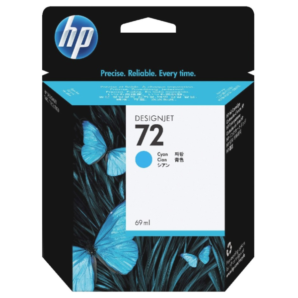 HP 72 C9398A Design Jet T795 Cyan Ink Cartridge 69ml