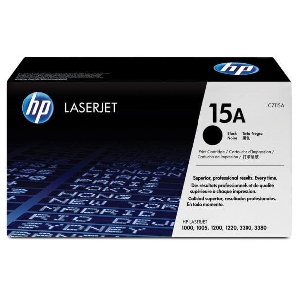 HP 15A C7115A Black Laserjet Toner Cartridge