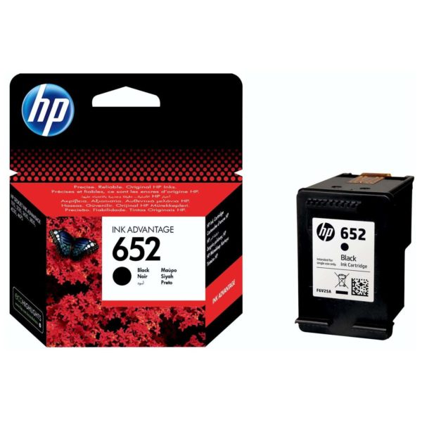 HP 652 F6V25AE Black Ink Cartridge