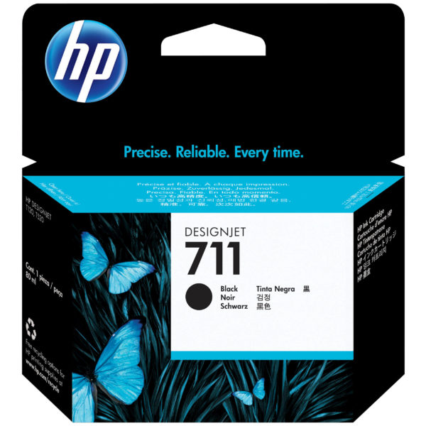 HP 711 CZ129 Black Ink Cartridge 38-ml