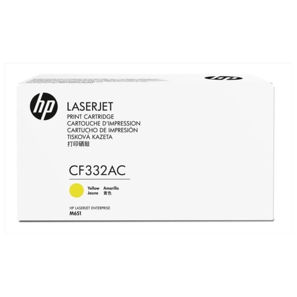 HP 653A CF322AC Yellow Contract Laserjet Toner Cartridge