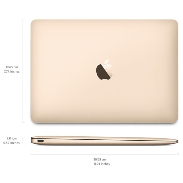 MacBook 12-inch (2017) - Core i5 1.3GHz 8GB 512GB Shared Space Grey English/Arabic Keyboard