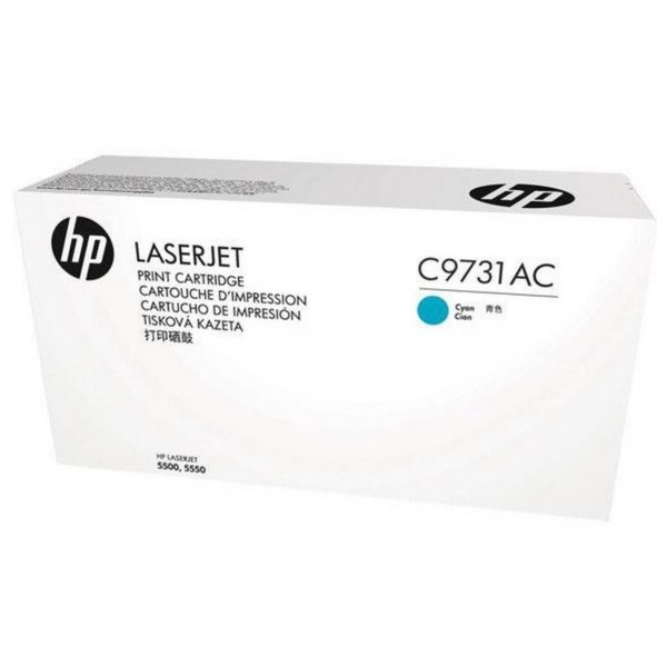 HP C9731AC Cyan Contract Laserjet Toner Cartridge