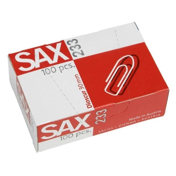 Sax 233 Paper Clips 30mm