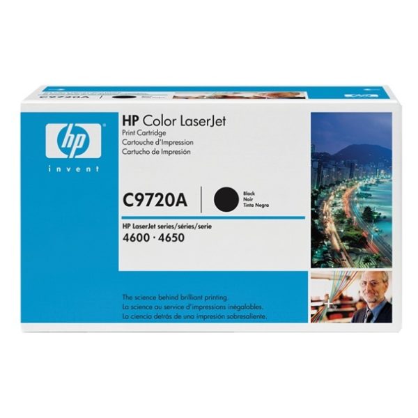 HP 641A C9720A Black LaserJet Toner Cartridge for Color Laserjet 4600 4650