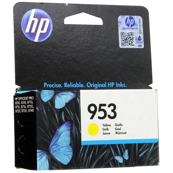 HP 953 F6U14AE Yellow Original Ink Cartridge