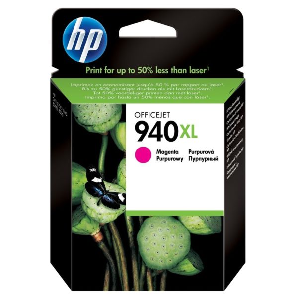 HP C4908AE 940XL Ink Cartridge High Yield Magenta