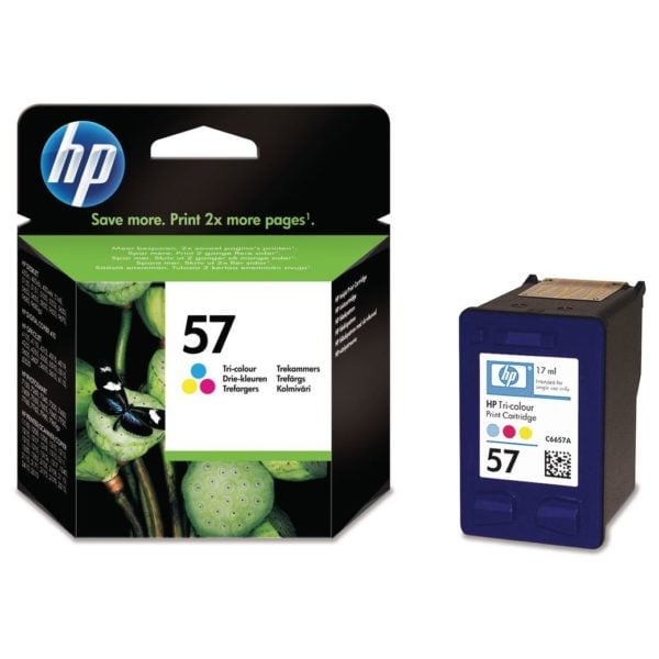 HP 57 C6657AE Tri-Color Original Ink Cartridge