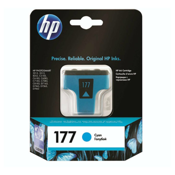 HP 177 C8771HE Cyan Ink Cartridge