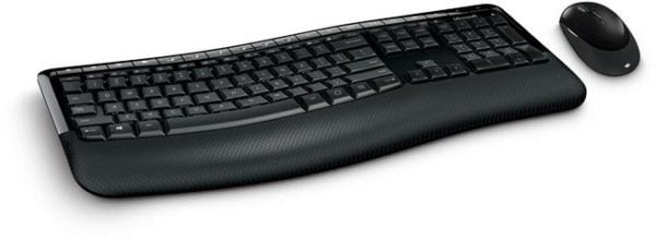 Microsoft PP400018 5050 Wireless Comfort Desktop Curved Keyboard & Mouse