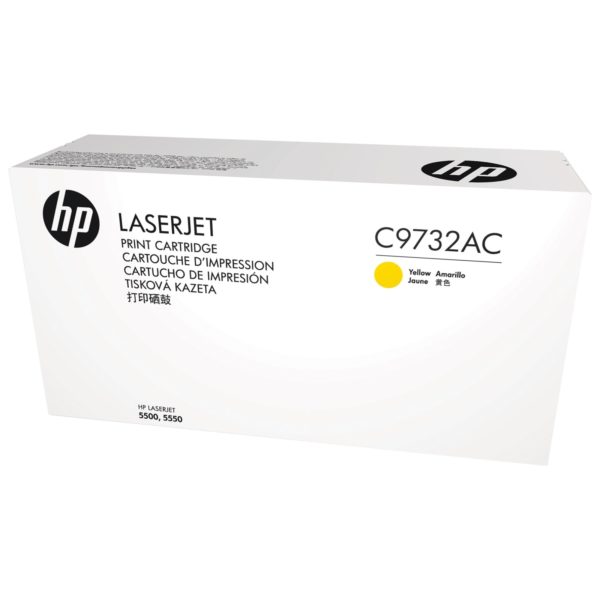 HP C9732AC Yellow Contr Laserjet Toner Cartridge