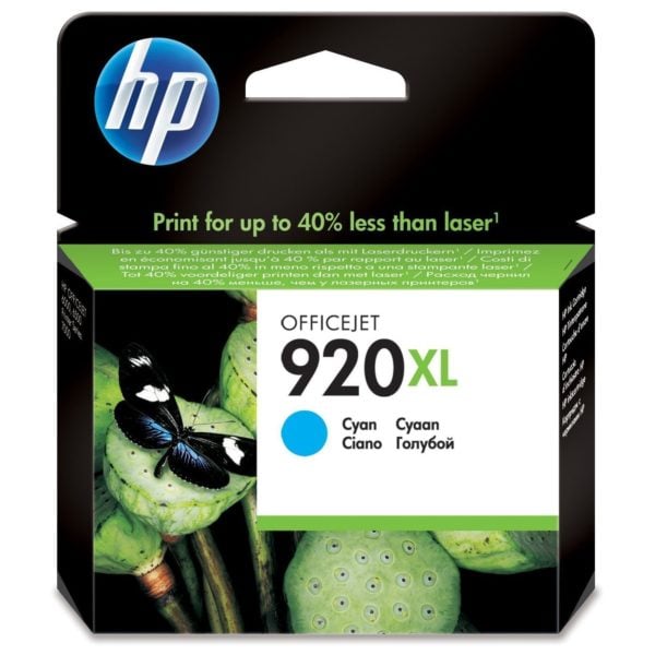 HP 920XL CD972AE Cyan Ink Cartridge