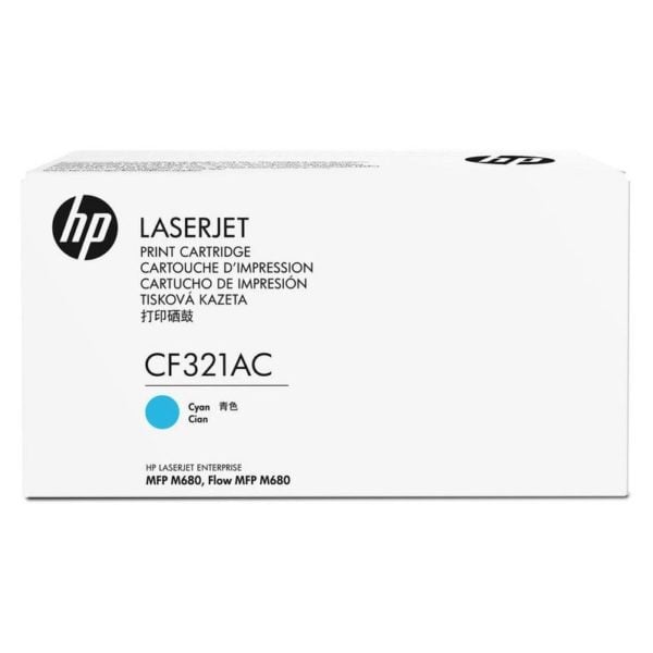 HP 653A CF321AC Cyan Contract Laserjet Toner Cartridge