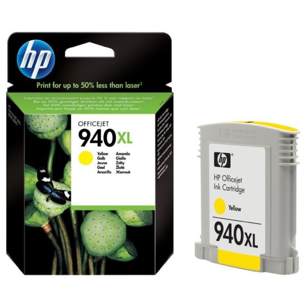 HP 940XL C4909AE Yellow Officejet Ink Cartridge