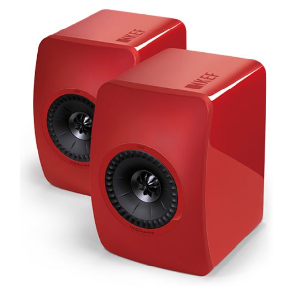 KEF LS50 Passive Bookshelf Speaker - Red (Single Unit)