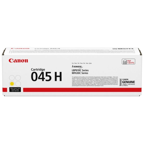 Canon 045H Laser Printer Toner Yellow