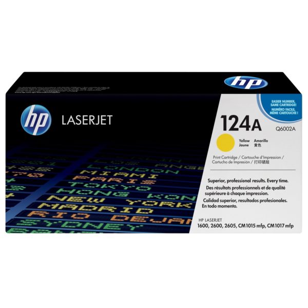 HP Yellow Q6002A Original LaserJet Toner Cartridge