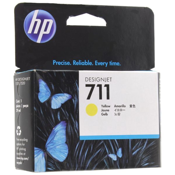 HP 711 CZ132 Yellow Ink Cartridge 29ml