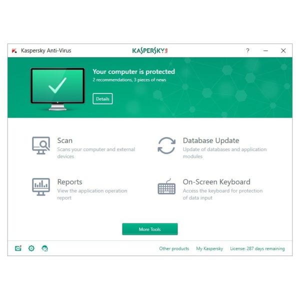 Kaspersky Anti Virus 2018 4User KAV4PCRT2018