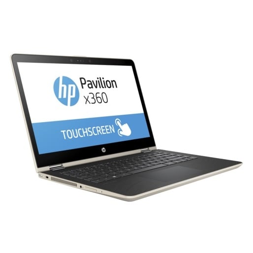 HP Pavillion x360 14-BA004NE Convertible Touch Laptop - Core i5 2.5GHz 8GB 1TB+128GB 2GB Win10 14inch FHD Gold